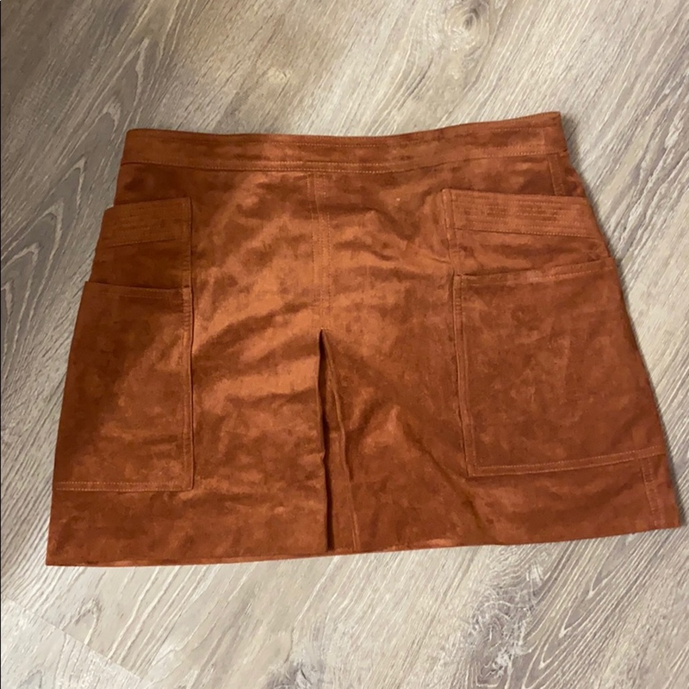 BCBGenerarion suede mini skirt